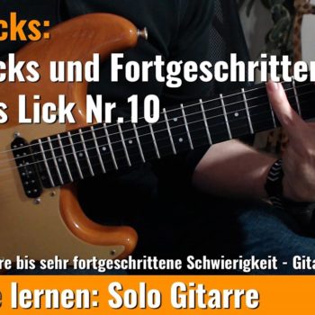 Rock Licks: Speedlicks und Fortgeschrittene Paterns - Lick Nr. 10