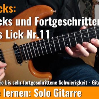 Rock Lick: Speedlicks und Fortgeschrittene Patterns Lick Nr. 11