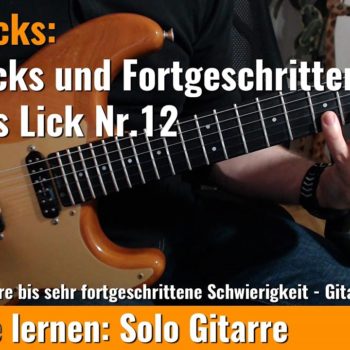 Rock Licks: Speedlicks und Fortgeschrittene Patterns Nr. 12
