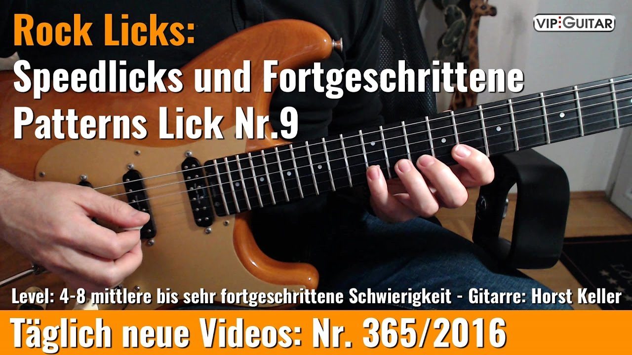 Rock Licks: Speedlicks und Fortgeschrittene Patterns Nr. 9