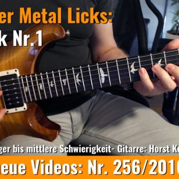 Einsteiger Metal Lick Nr. 1