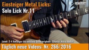 Einsteiger Metal Licks - Solo Gitarre - Lick Nr. 11
