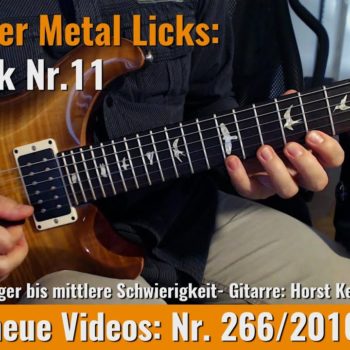 Einsteiger Metal Licks - Solo Gitarre - Lick Nr. 11