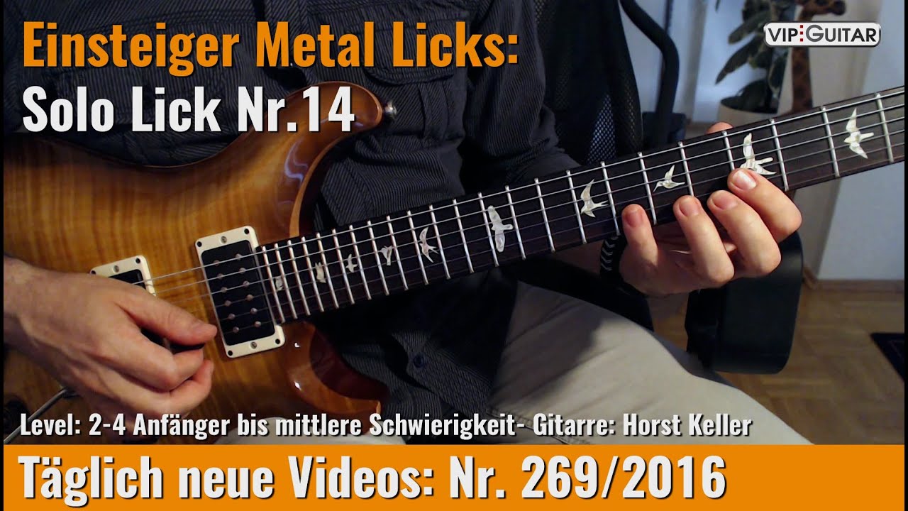 Einsteiger Metal Licks - Solo Gitarre - Lick Nr. 14