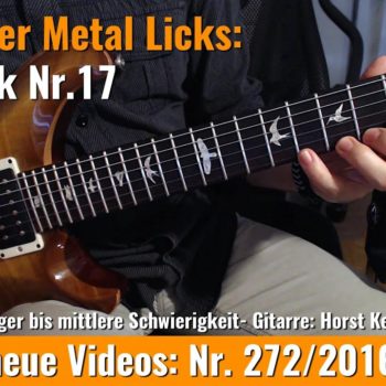 Einsteiger Metal Licks - Solo Gitarre - Lick Nr. 17