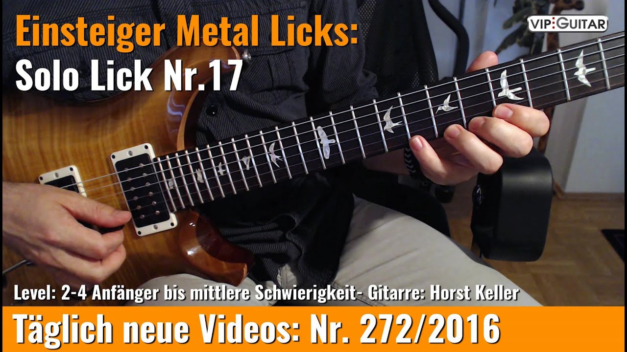 Einsteiger Metal Licks - Solo Gitarre - Lick Nr. 17