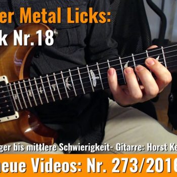 Einsteiger Metal Licks - Solo Lick - Nr. 18