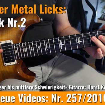 Einsteiger Metal Licks - Solo Gitarre - Lick Nr. 2