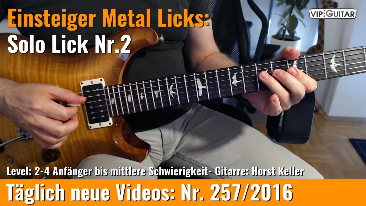 Einsteiger Metal Licks - Solo Gitarre - Lick Nr. 2