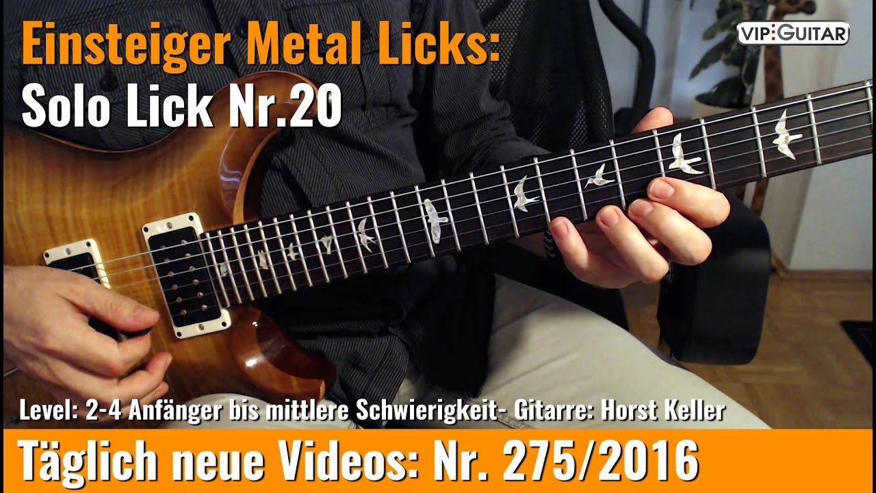 Einsteiger Metal Licks - Solo Gitarre - Lick Nr. 20
