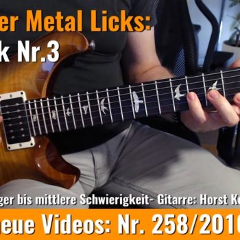 Einsteiger Metal Licks - Solo Gitarre - Lick Nr. 3