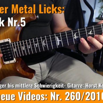 Einsteiger Metal Licks - Solo Gitarre - Lick Nr. 5