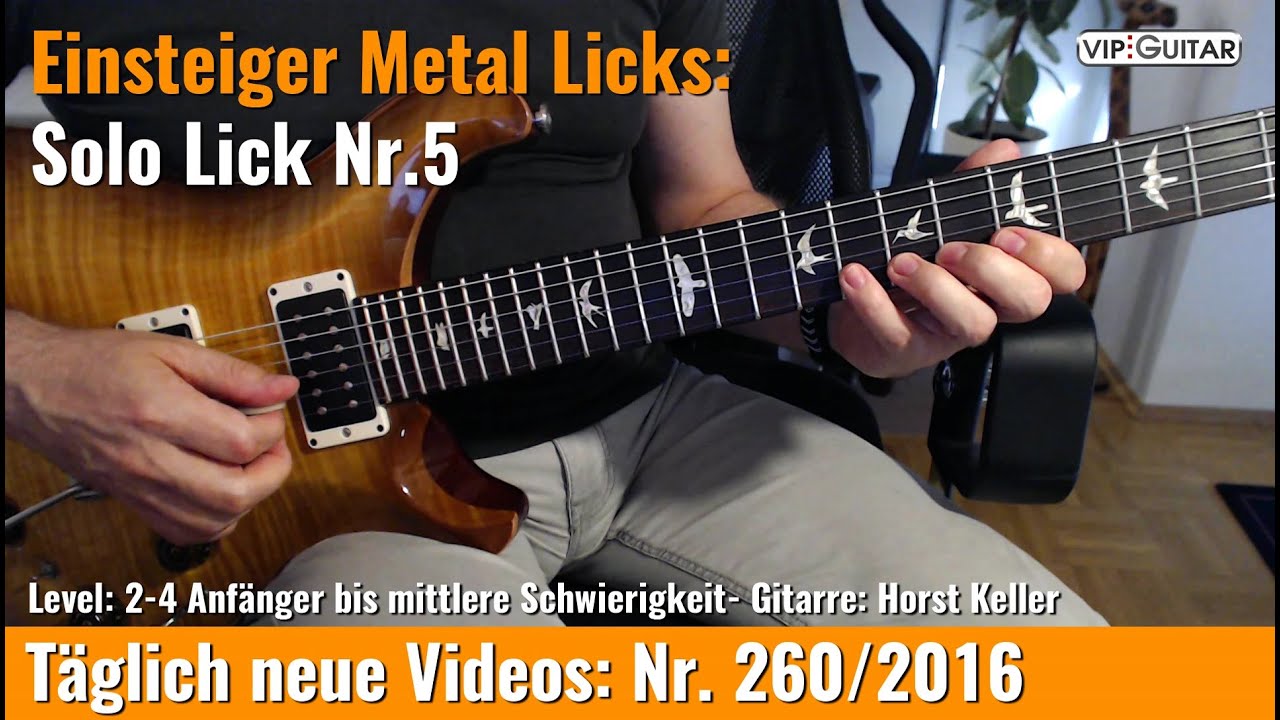 Einsteiger Metal Licks - Solo Gitarre - Lick Nr. 5