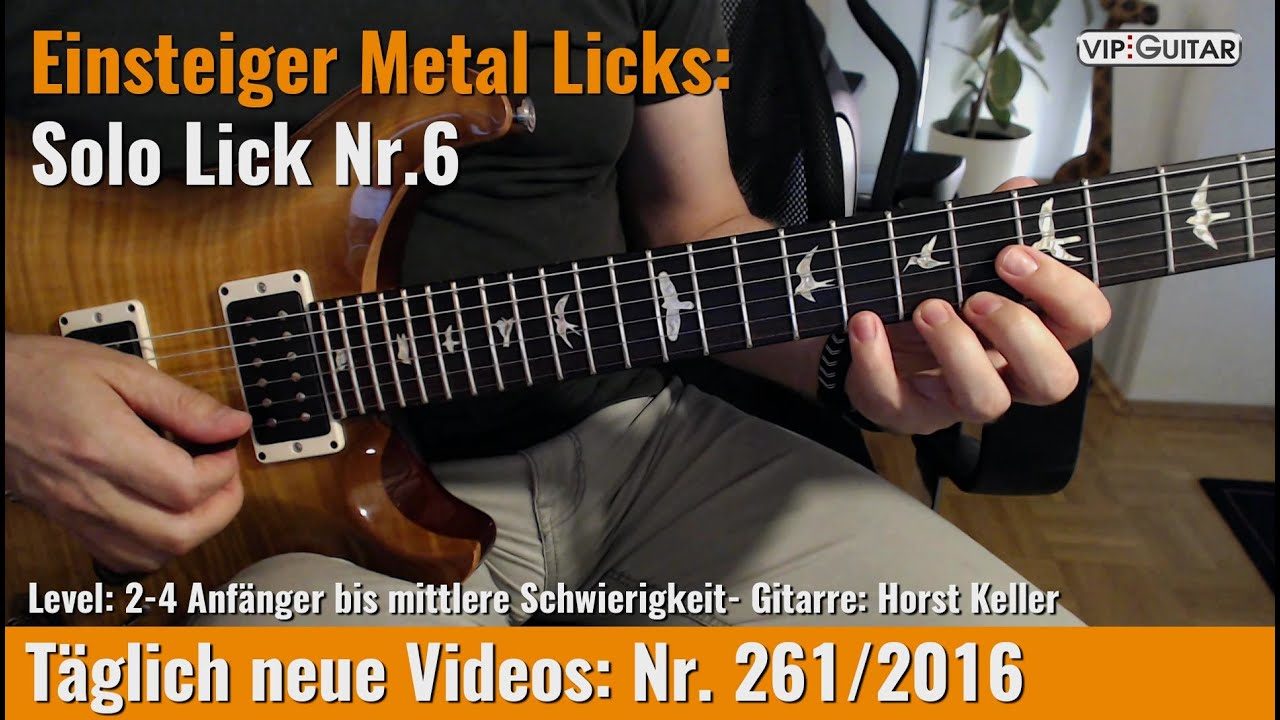 Einstieger Metal Licks - Solo Gitarre - Lick Nr. 6