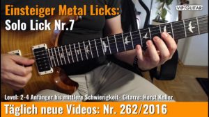 Einsteiger Metal Licks - Solo Licks Nr. 7