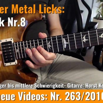 Einsteiger Metal Licks - Solo Gitarre - Lick Nr. 8