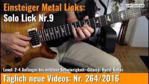 Einsteiger Metal Licks - Solo Lick Nr. 9
