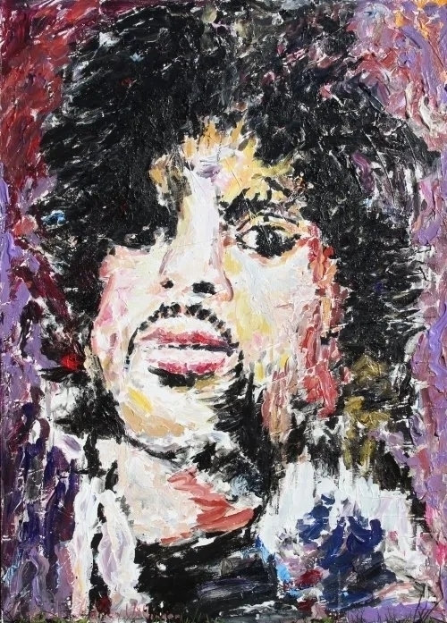 Jimi Hendrix Gemälde von Herrn Völlinger