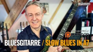 Bluesgitarre - Slow Blues in A7
