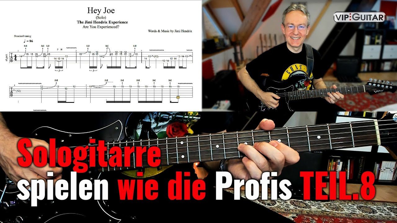 Sologitarre spielen wie die Profis TEIL 8 Finale