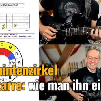 Der Quintenzirkel für Gitarre: wie man ihn einsetzt