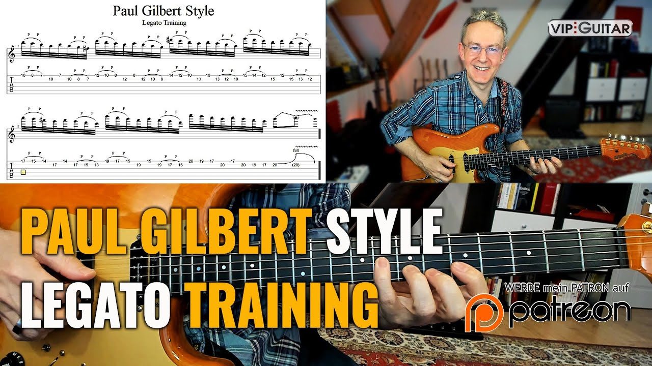 Paul Gilbert Style - Lagato Training