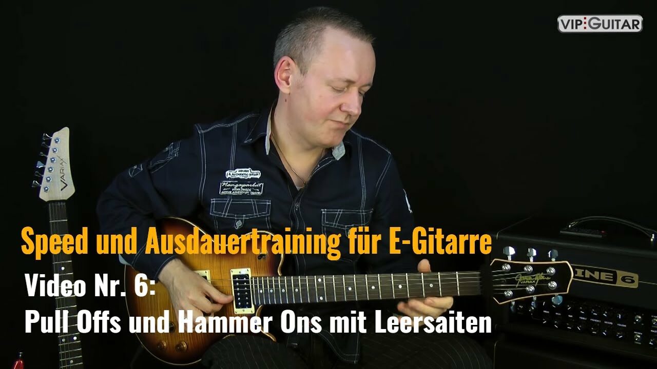 Speed und Ausdauertraining - Pull Offs und Hammer Ons