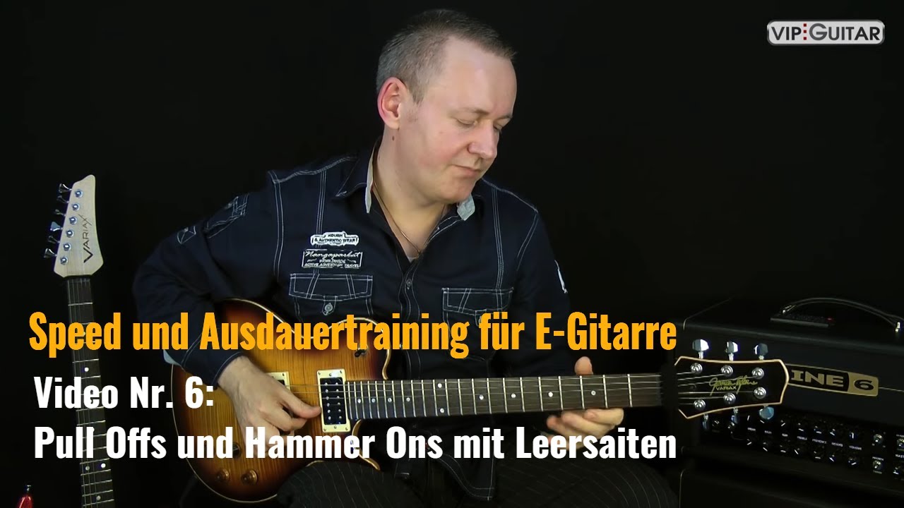Speed und Ausdauertraining - Pull Offs und Hammer Ons