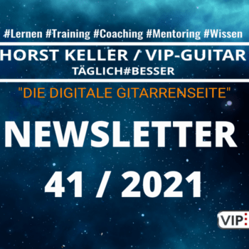 VIP-Guitar Newsletter - Woche 41 / 2021