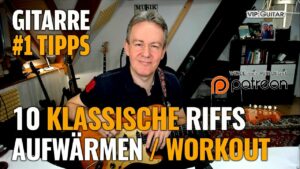 10 klassische Riffs - Aufwärmen / Workout