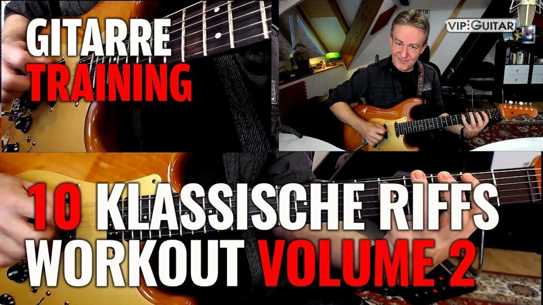 10 klassische Gitarrenriffs für dein Workout - Vol. 2