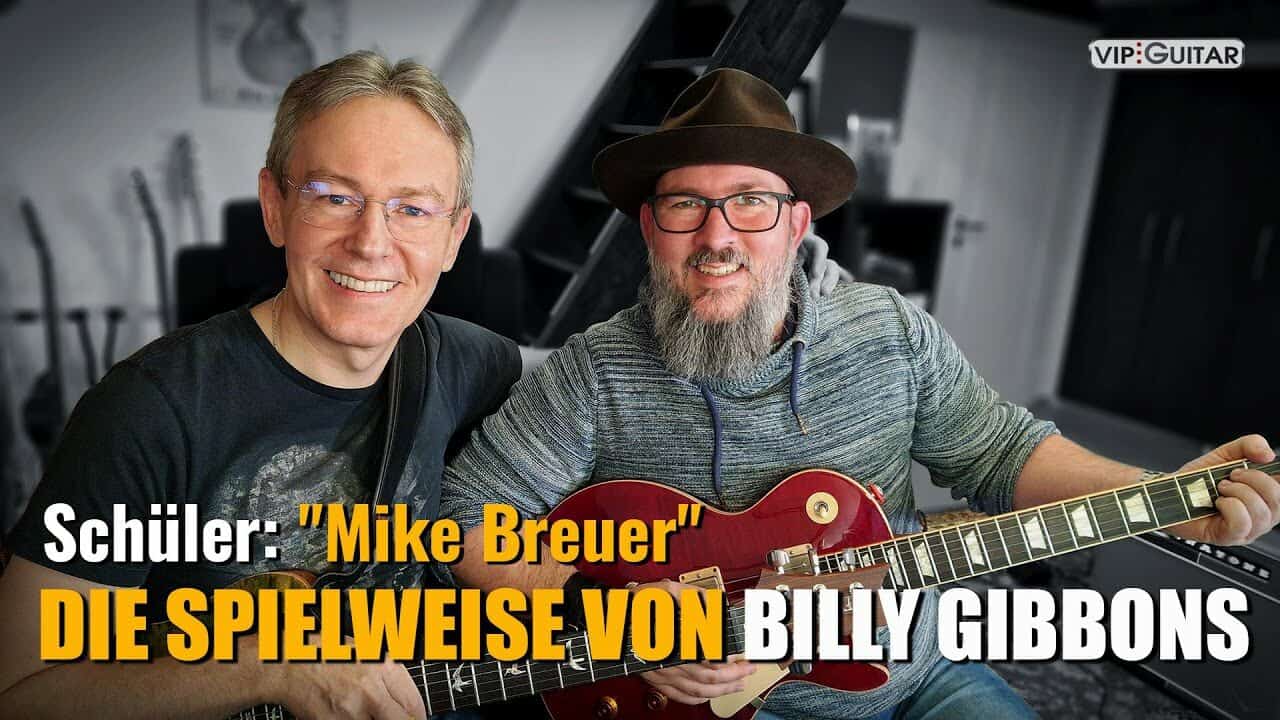 Die Spielweise von Billy Gibbons - Schüler Mike Breuer