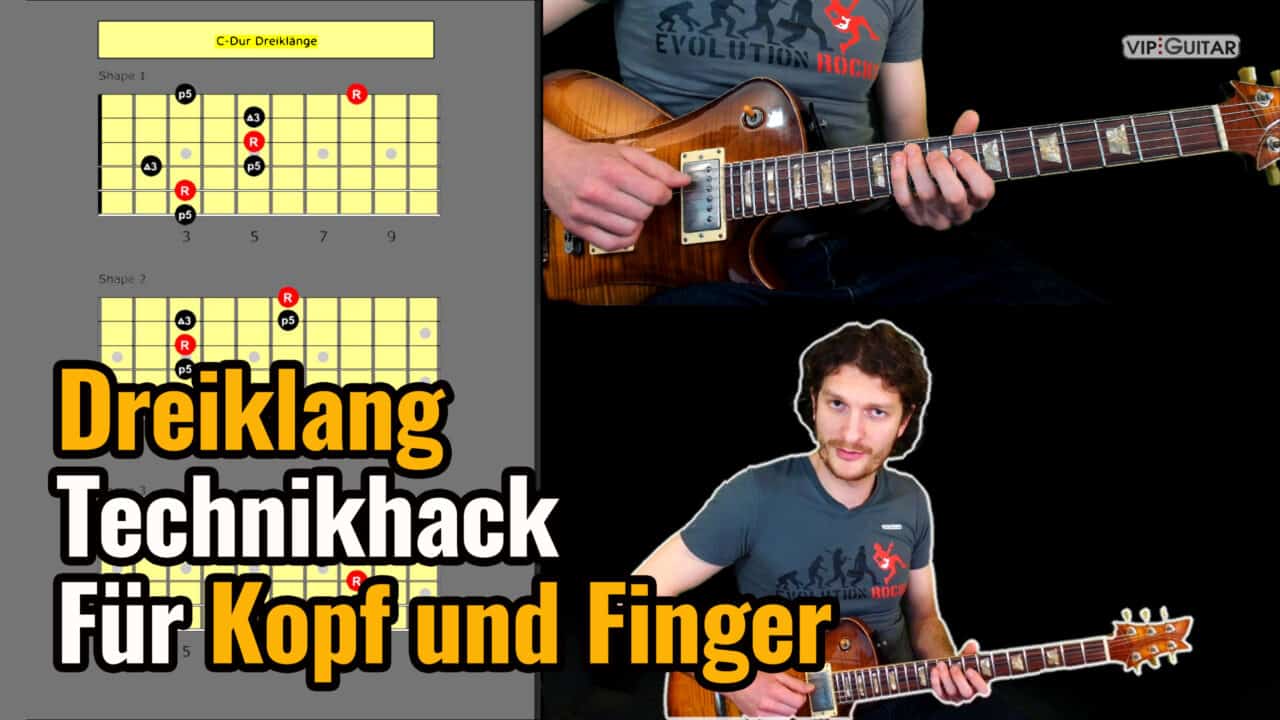 Dreiklänge Guitar-Hacks