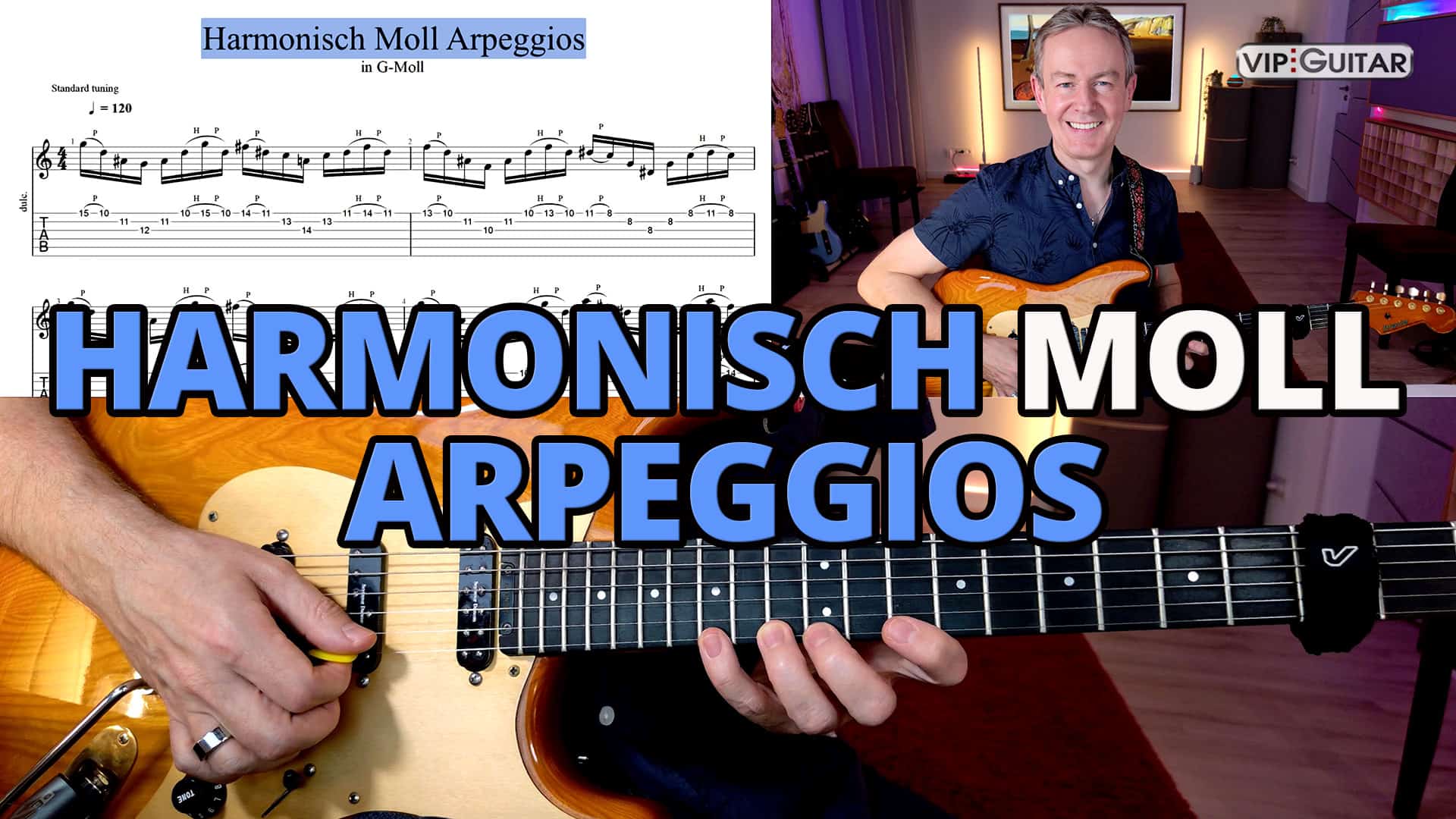 Harmonisch Moll Arpeggios