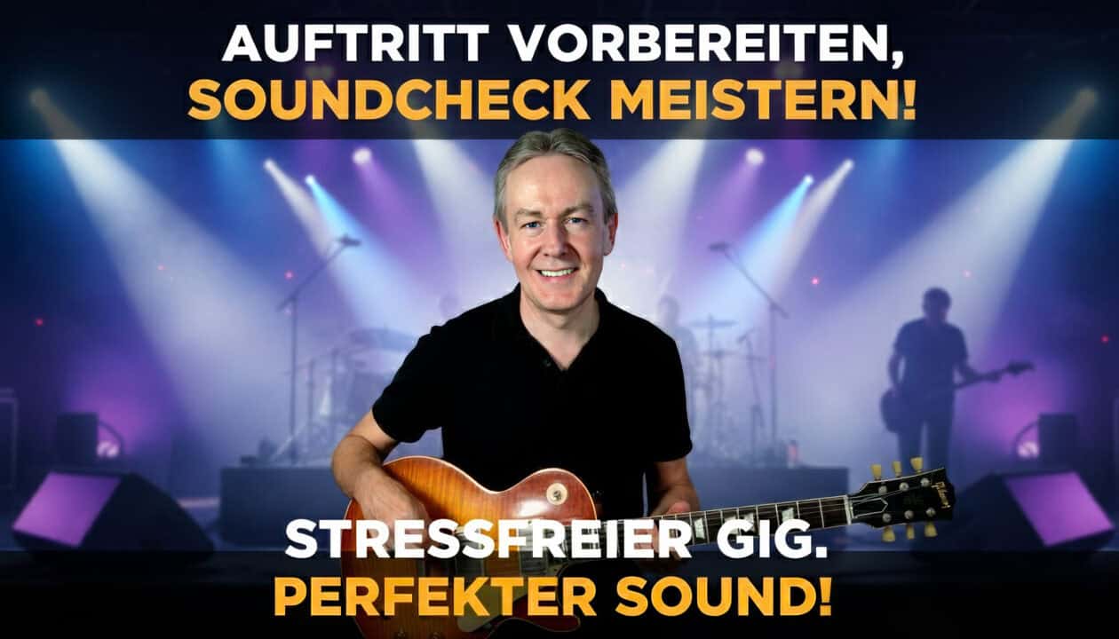 Auftritt vorbereiten Perfekter Gig