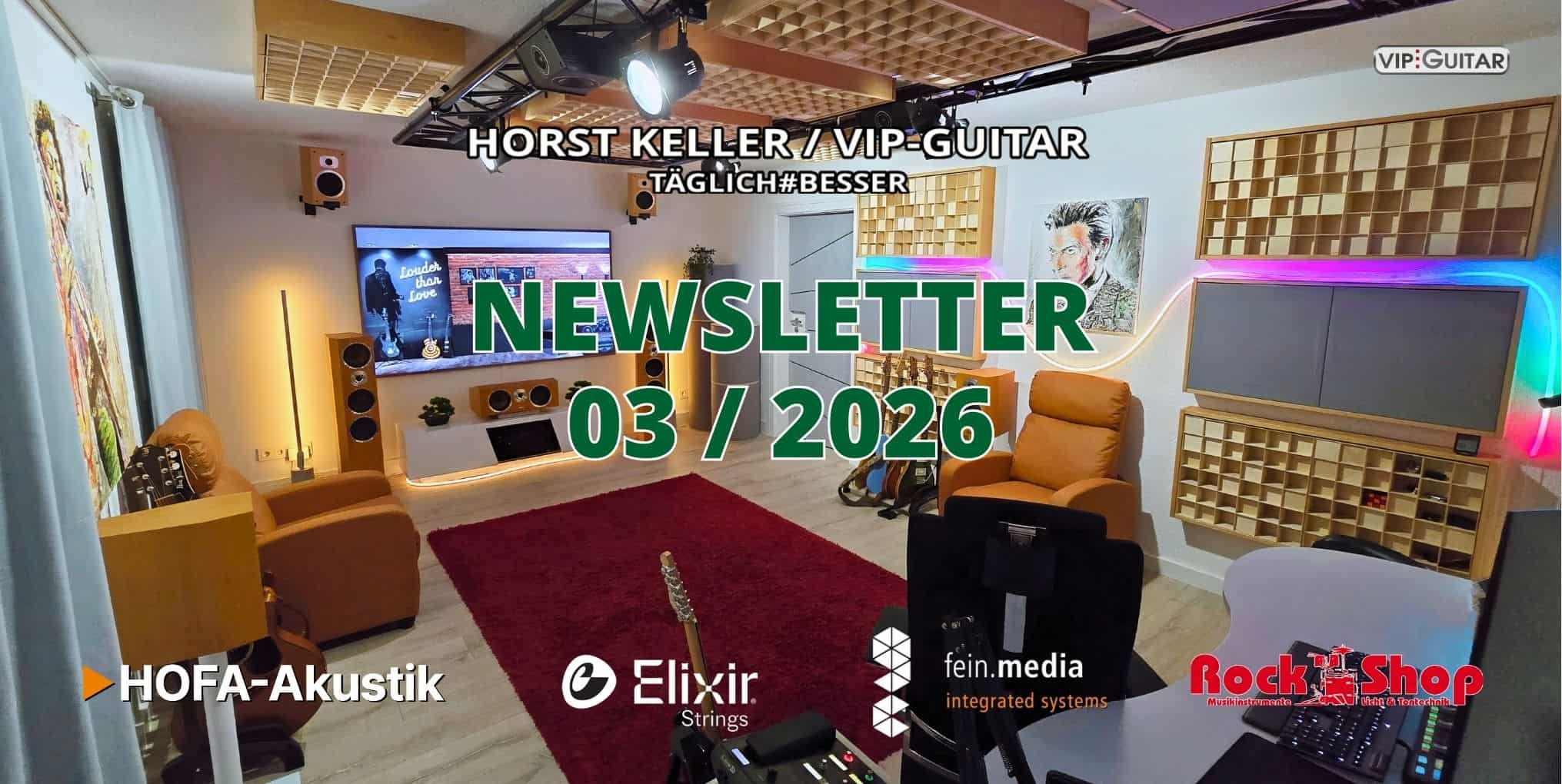 Newsletter VIP-Guitar 03.26
