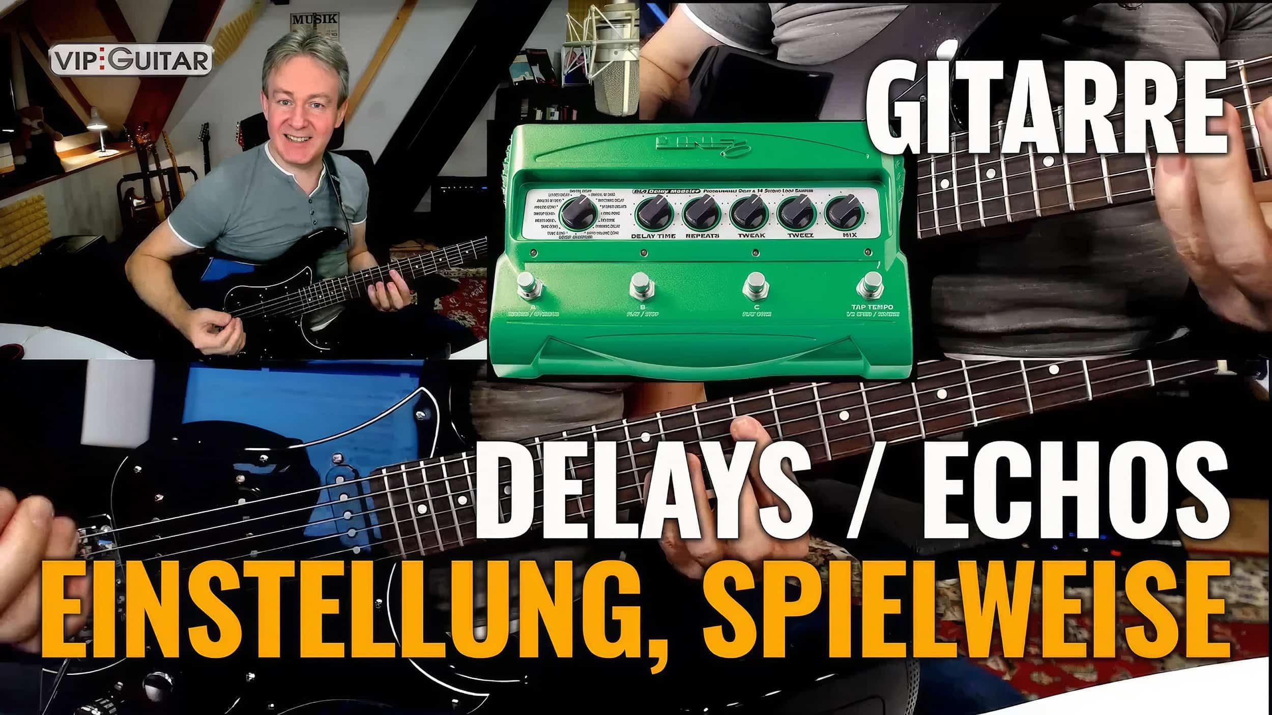 Gitarreneffekte Delays Echos