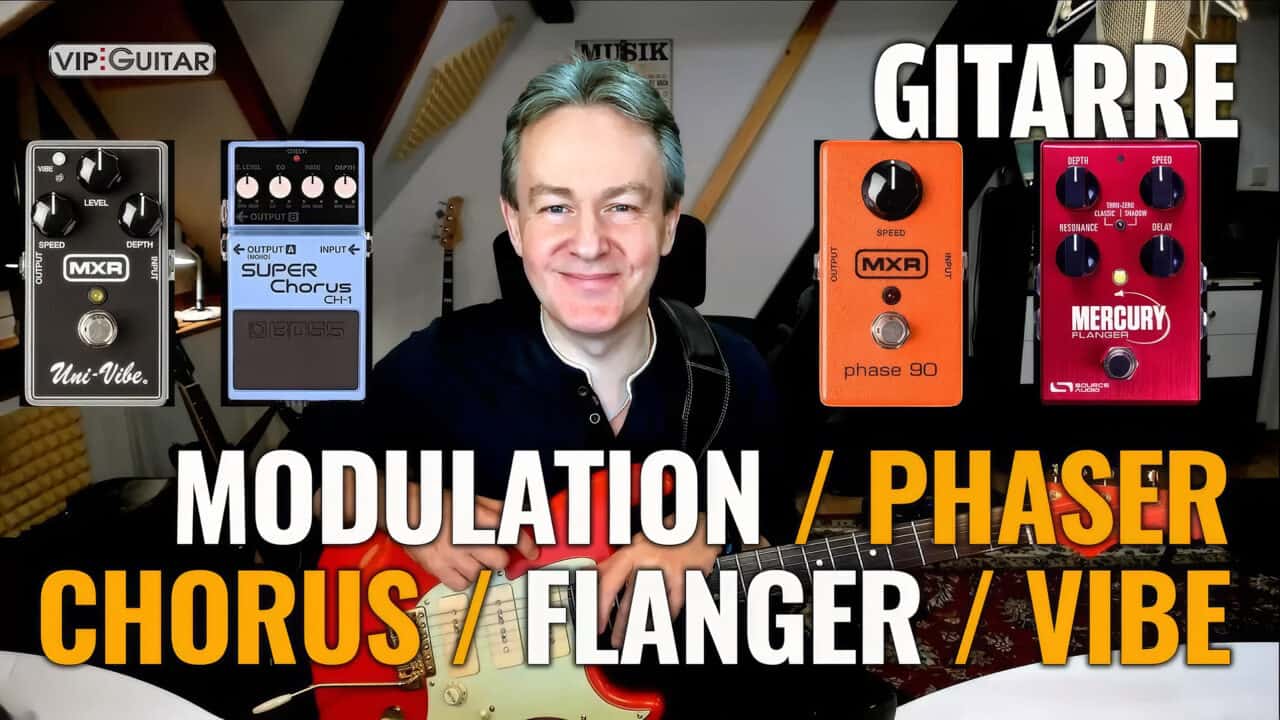 Modulationseffekte Phaser Chorus Flanger Vibe Tremolo