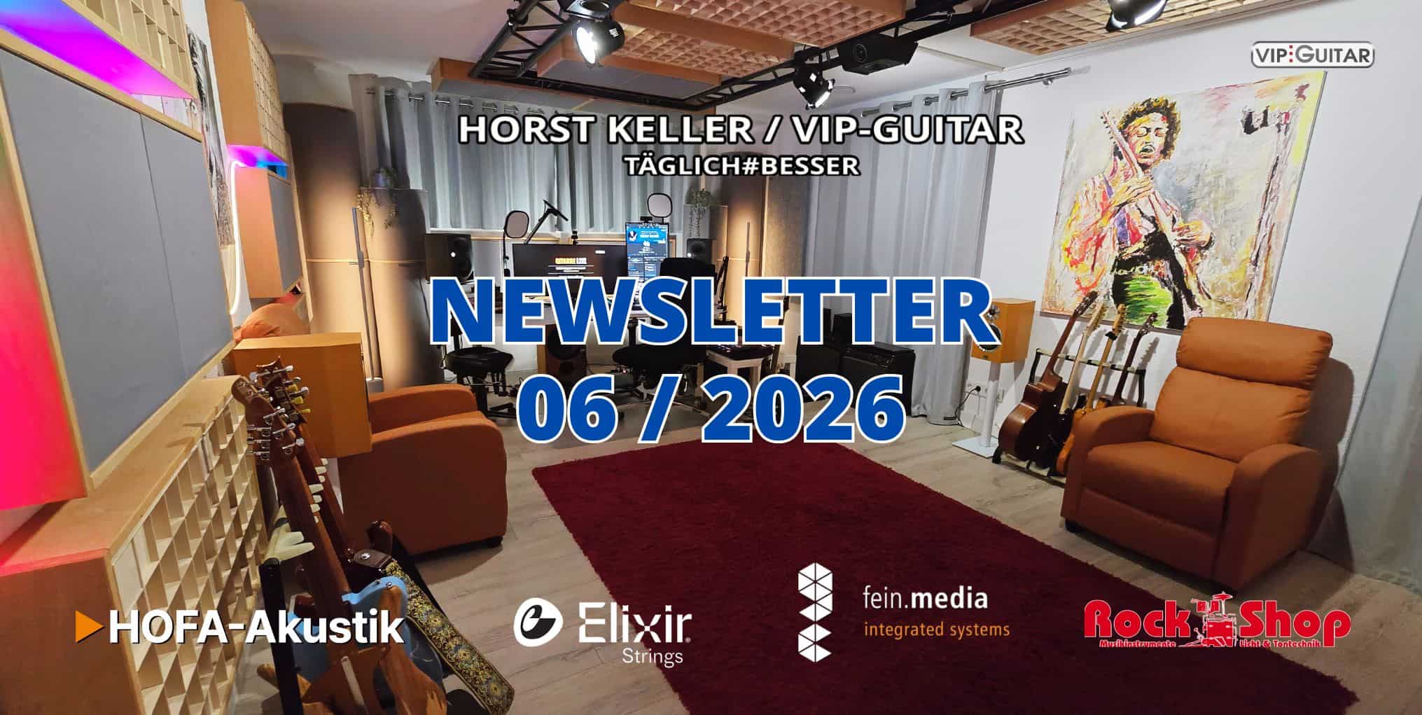 Newsletter VIP-Guitar 06.26