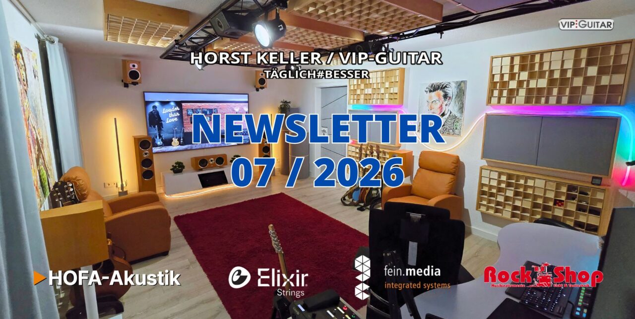 Newsletter VIP-Guitar 07.26
