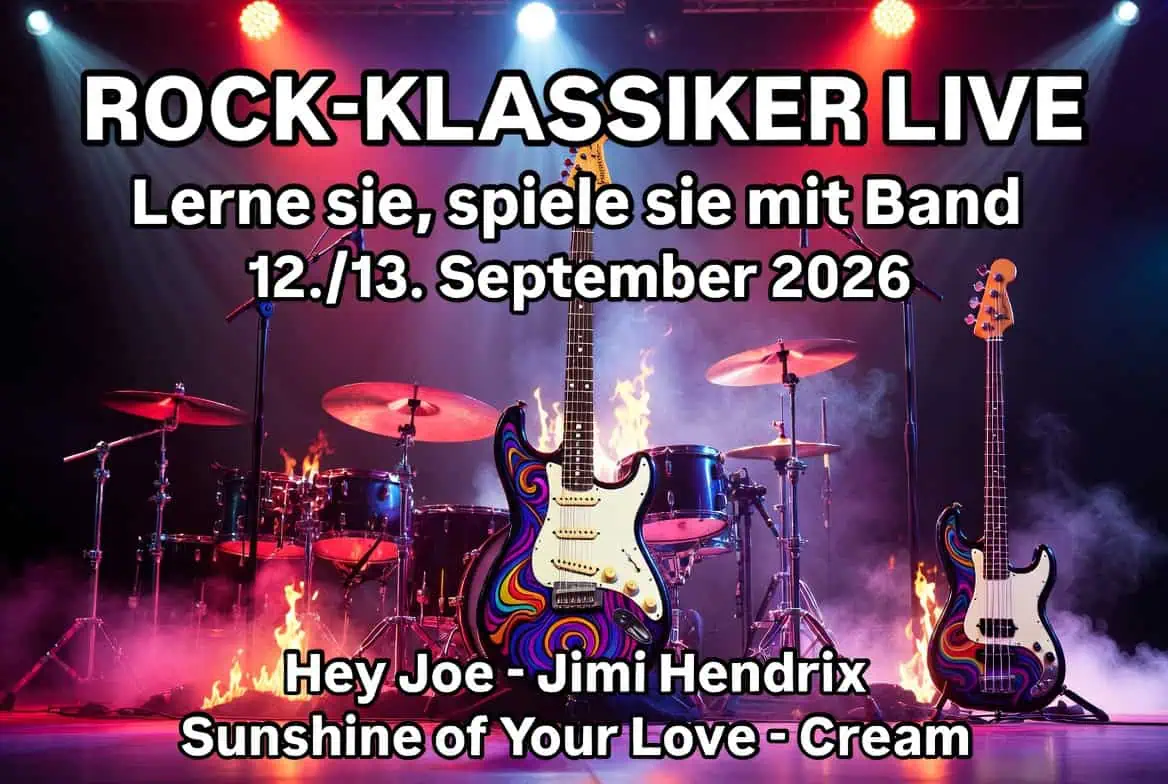 Workshop Rock-Klassiker Live im September 2026