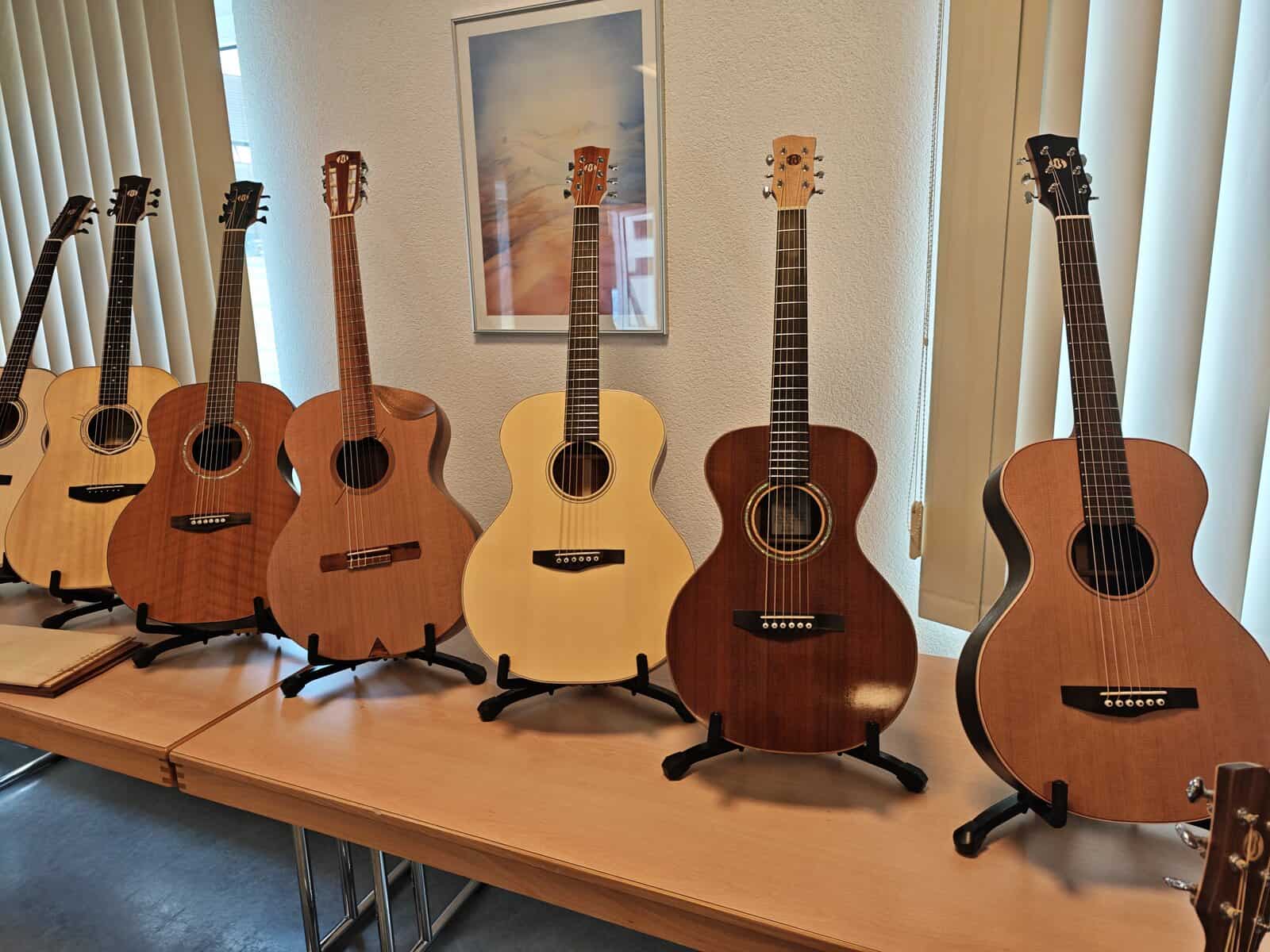 Akustikgitarren-Ausstellung beim VIP-Guitar Treffen