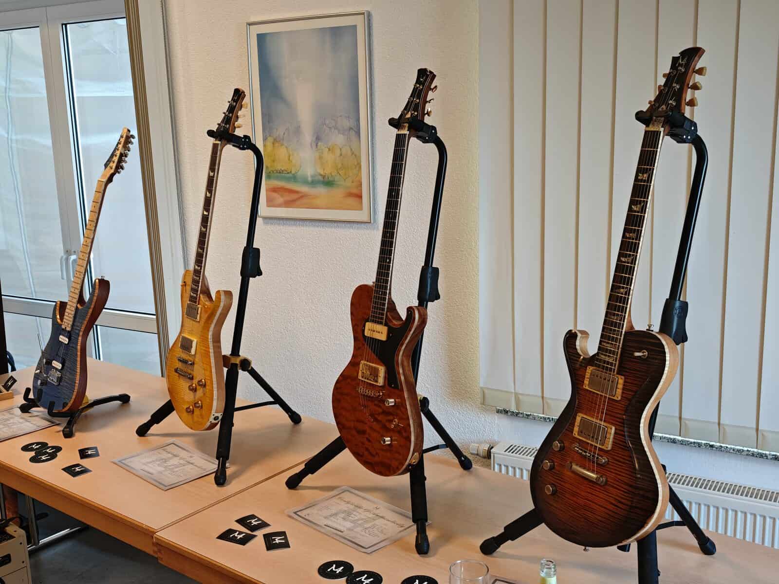 E-Gitarren-Ausstellung beim VIP-Guitar Treffen