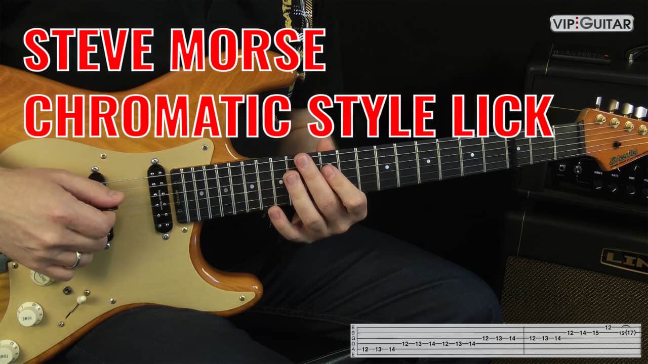 Steve Morse Chromatic Style Lick
