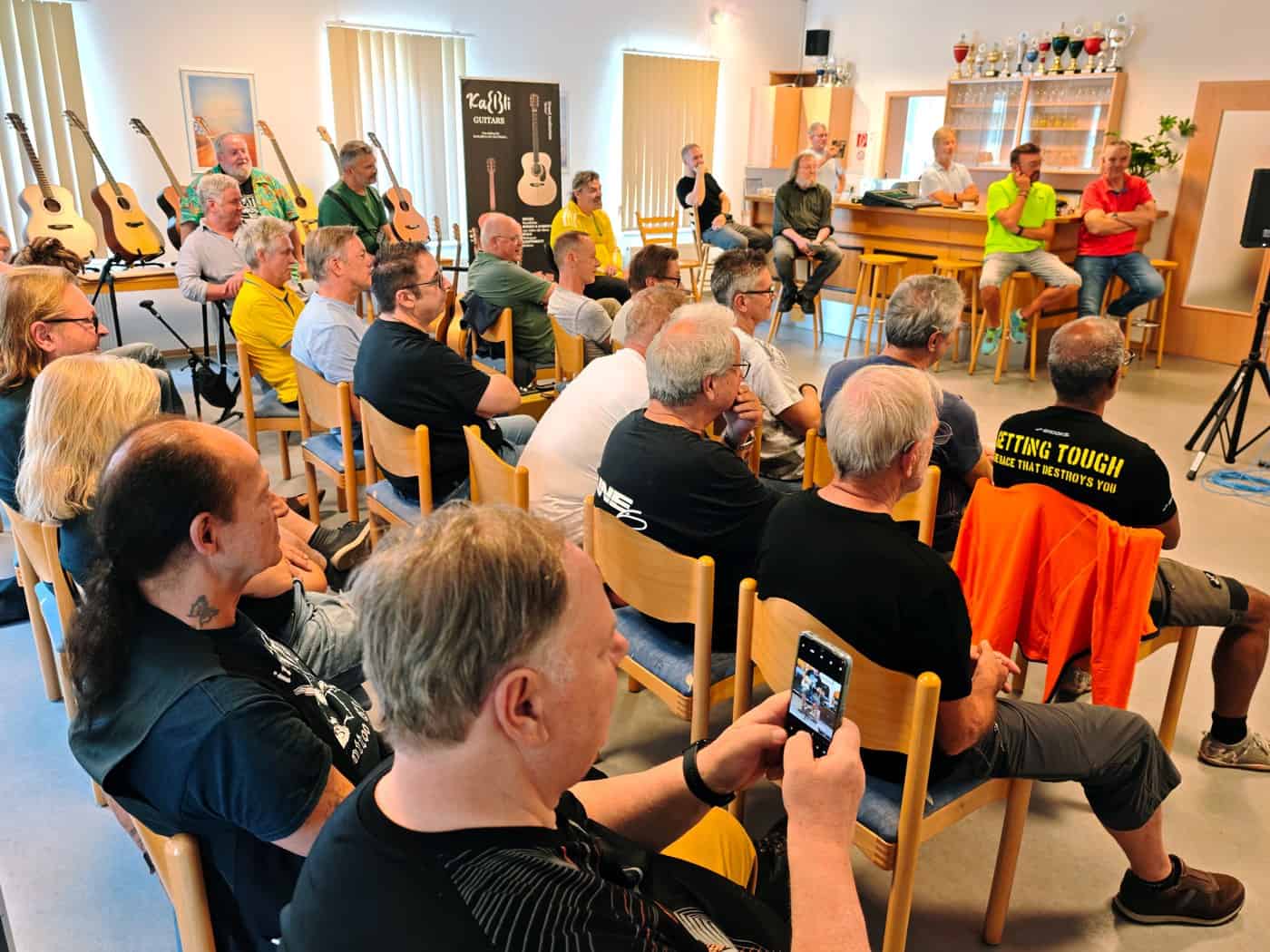 Workshop-Atmosphäre beim VIP-Guitar Treffen