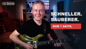 Schneller Gitarre spielen mit der Ein-Saiten-Übung von Horst Keller