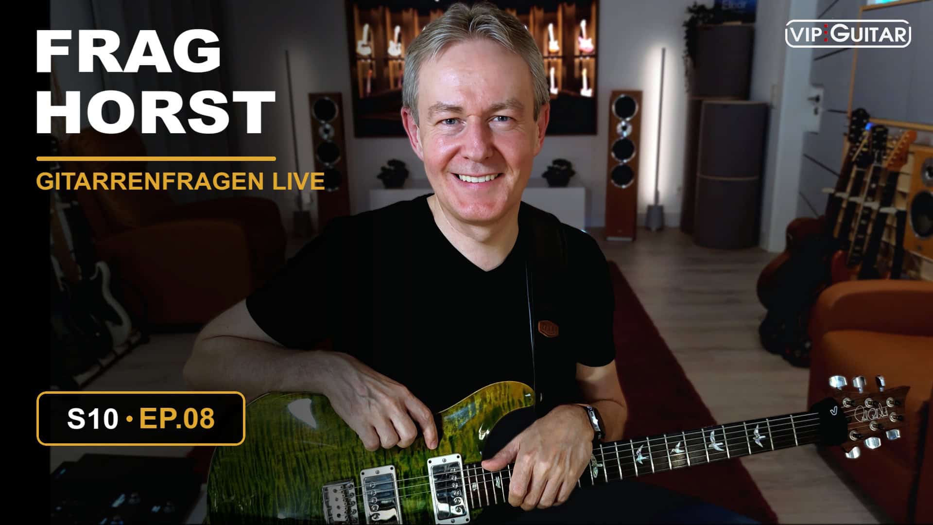 Frag Horst S10 EP.08 mit Horst Keller und grüner E-Gitarre
