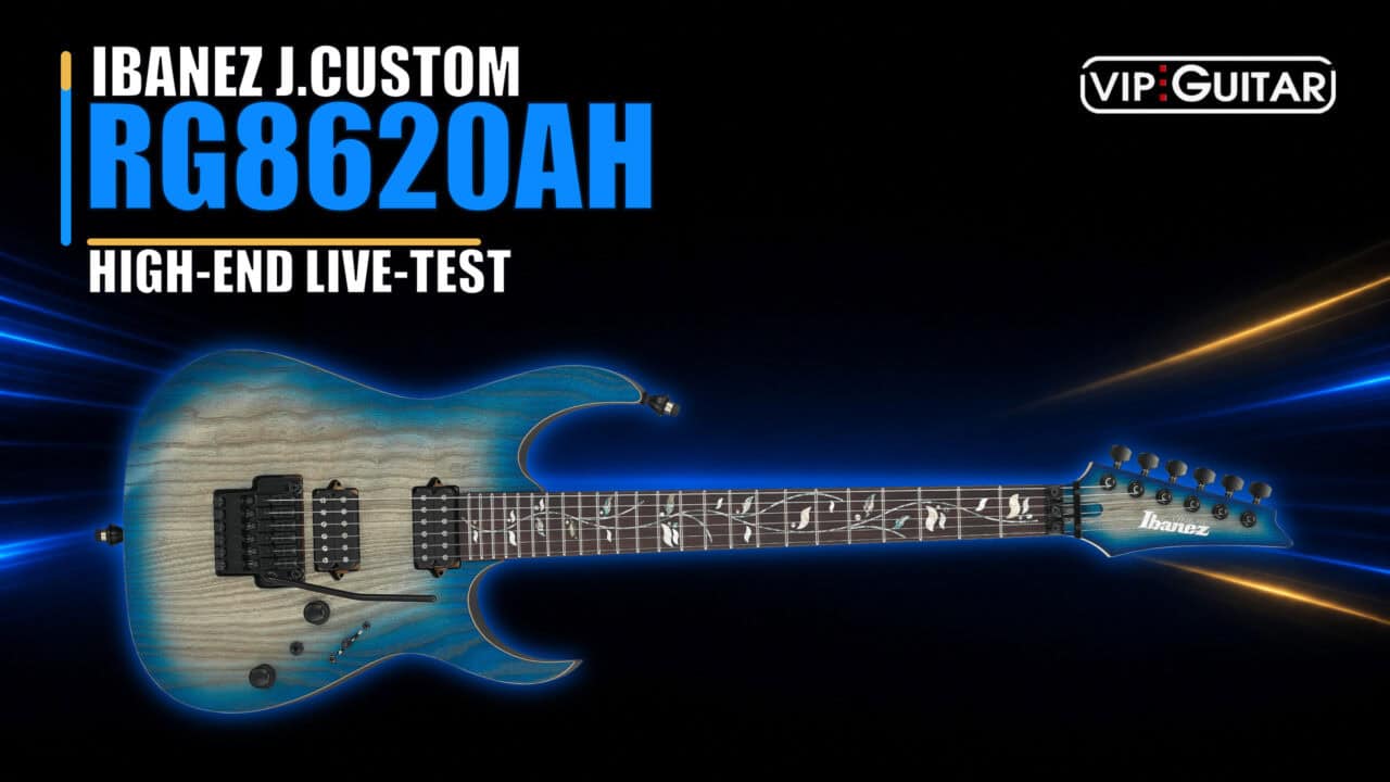 Ibanez j.custom RG8620AH im VIP-Guitar Live-Test von Horst Keller