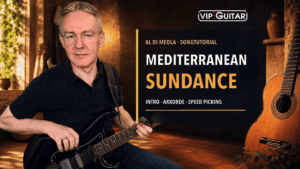 Mediterranean Sundance Gitarren-Tutorial mit Horst Keller