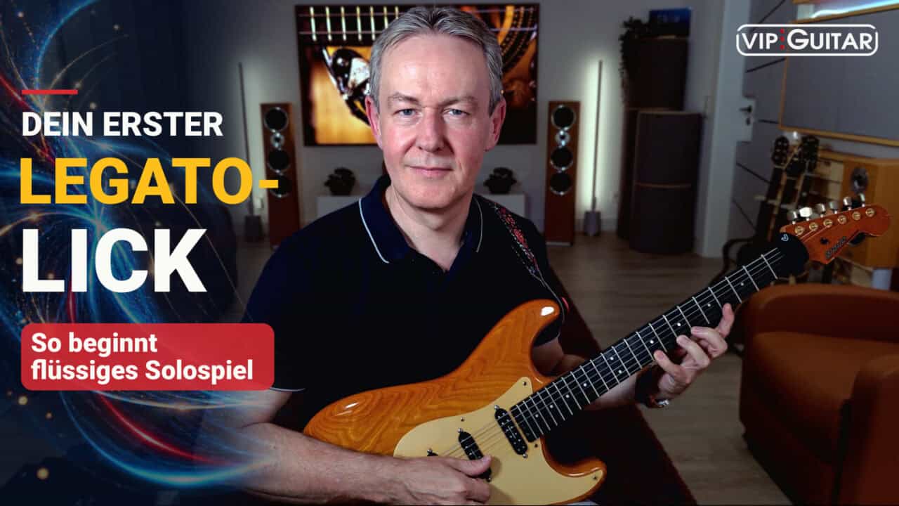Horst Keller mit Gitarre: Dein erster Legato-Lick, so beginnt flüssiges Solospiel